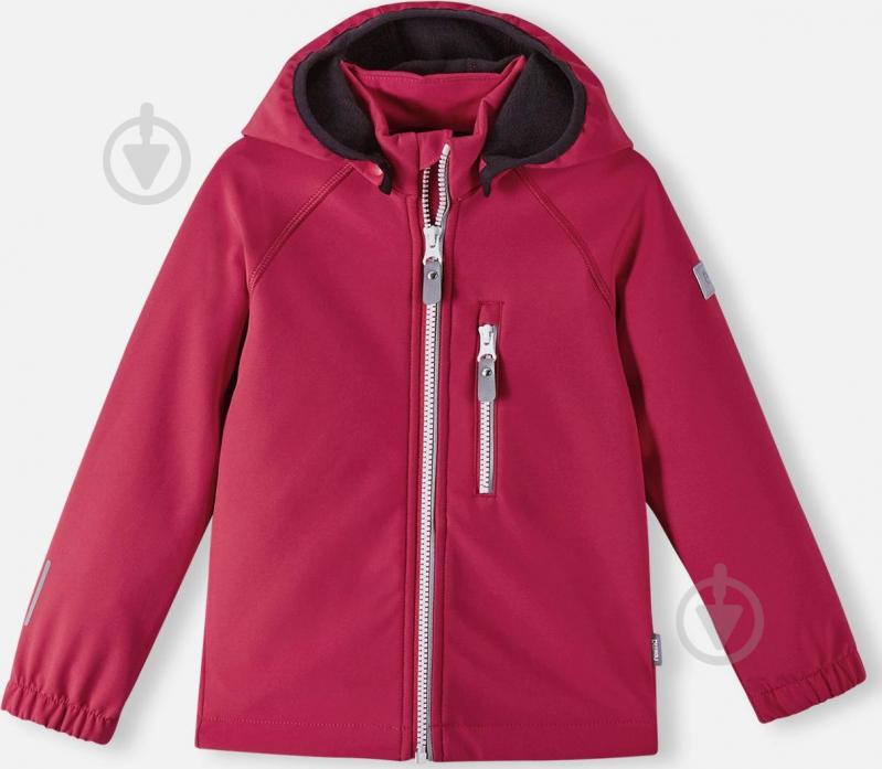 Куртка унисекс Reima Softshell Vantti р.92 красный 5100009A-3880 - фото 1