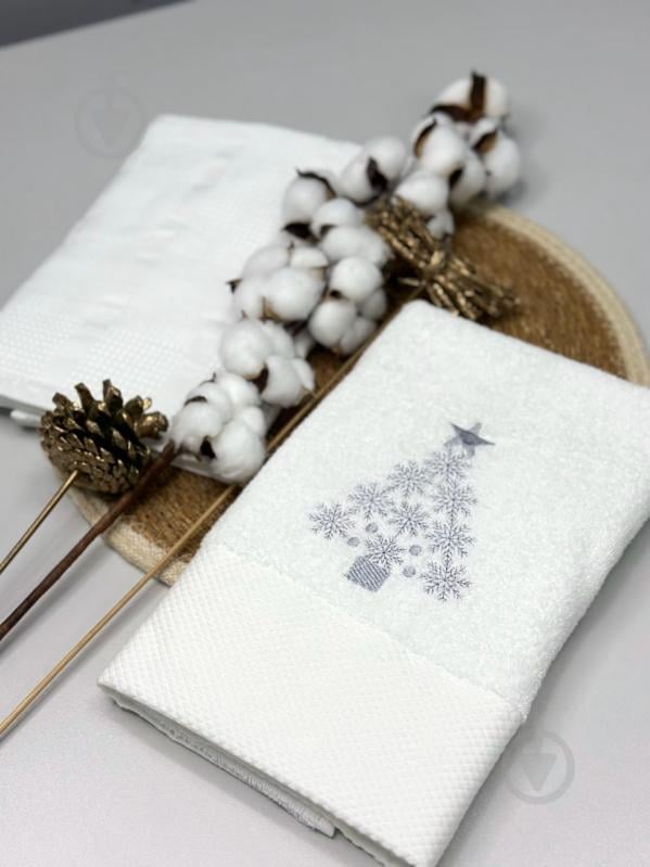 Набор полотенец Елка 50x90 см белый премиум IDEAL TEXTILE - фото 2 Набор полотенец Елка 50x90 см белый премиум IDEAL TEXTILE - фото 2