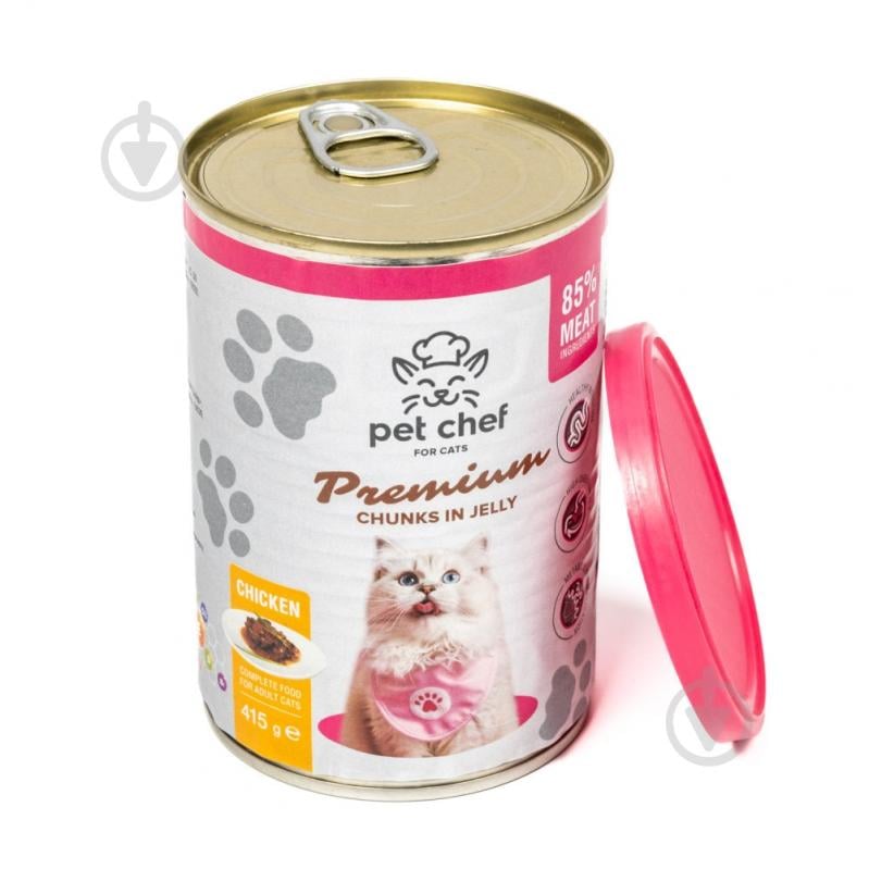 Консерва для котов Pet Chef с курицей 415 г - фото 3