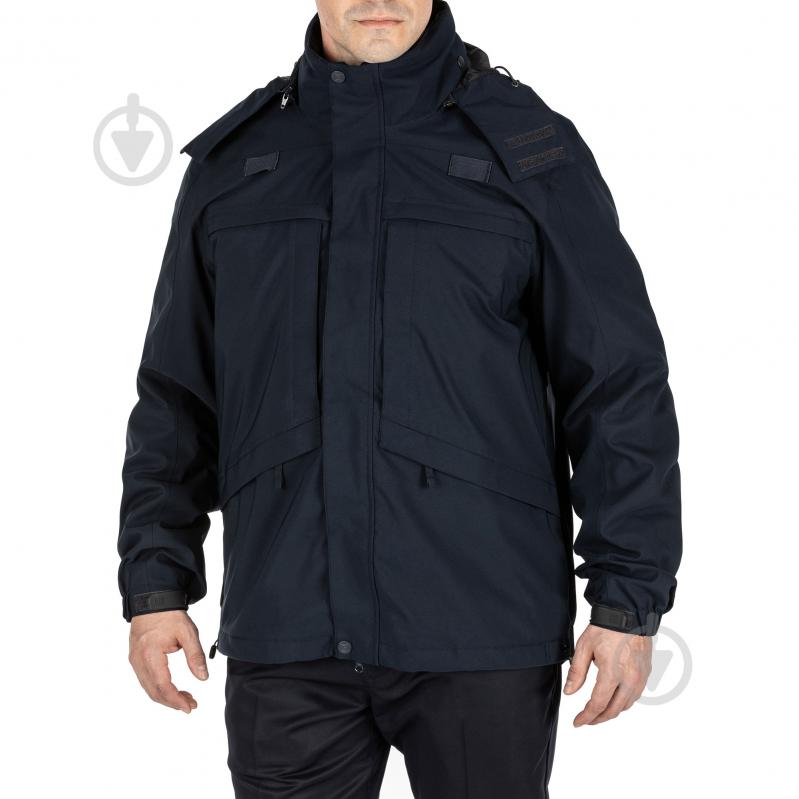 Куртка-парка чоловіча демісезонна 5.11 Tactical Демісезонна 3-IN-1 PARKA 2.0 5.11.T3P-BL р.XXL чорна - фото 1