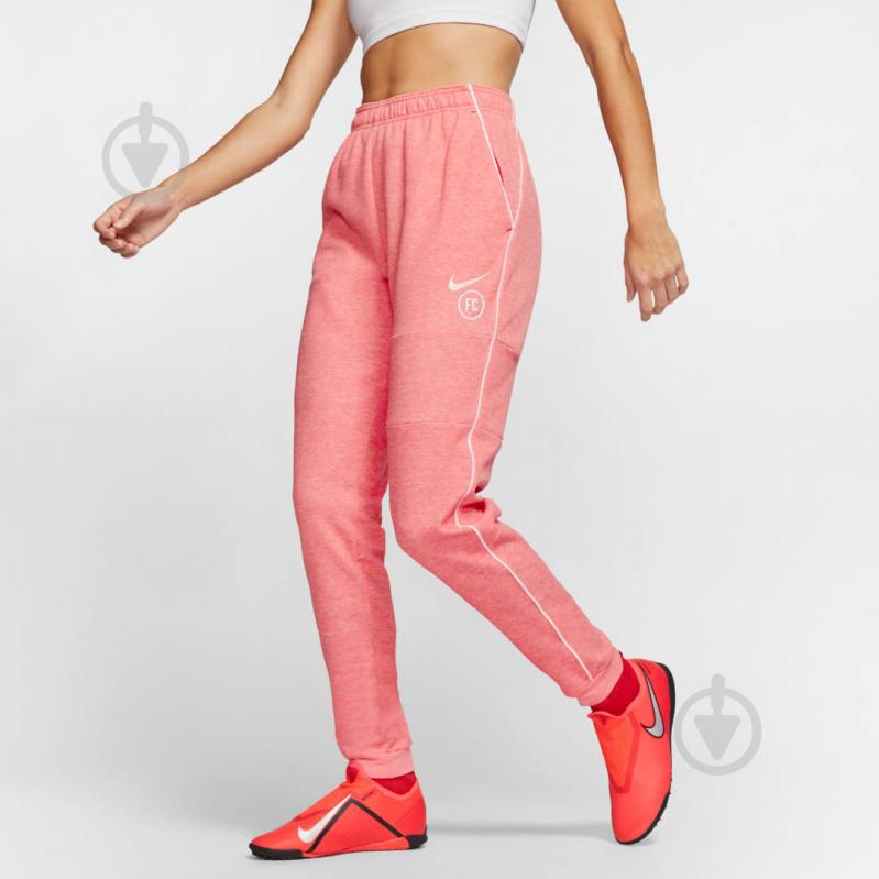 Штани Nike W NK FC PANT KPZ CD1217-631 р. L рожевий - фото 3