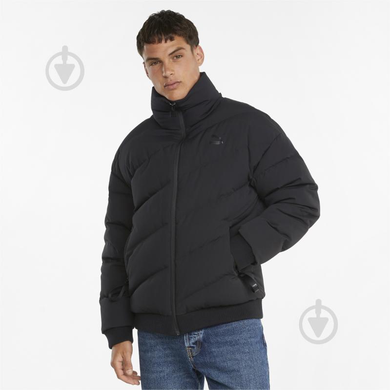 Куртка мужская Puma Classics Down Bomber 58956301 р.S оранжевая - фото 1