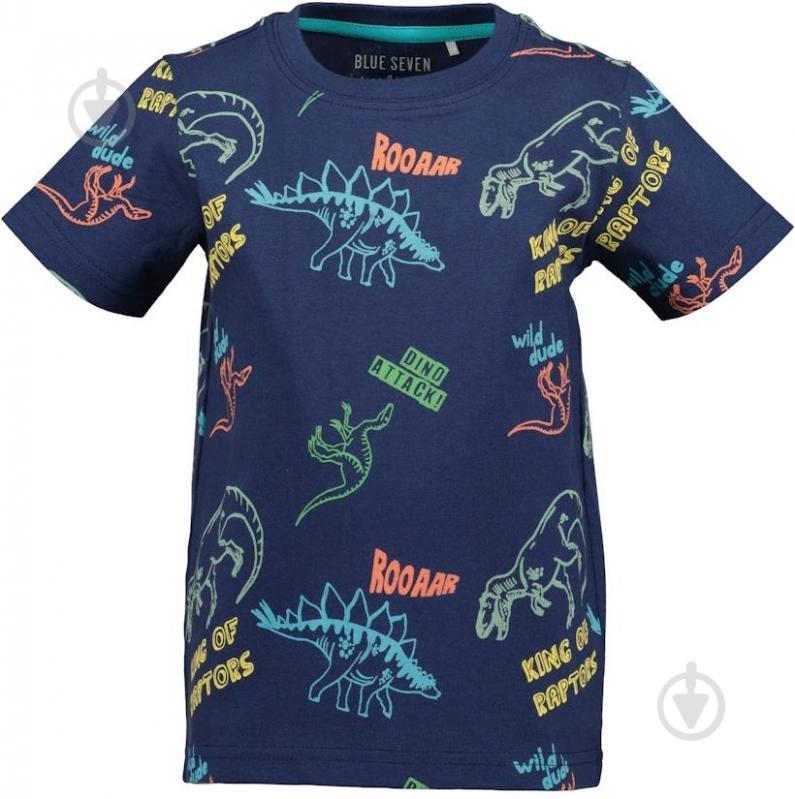 Футболка для мальчиков Blue Seven р.92 темно-синий 802383 5 570 - фото 1 Футболка для мальчиков Blue Seven р.92 темно-синий 802383 5 570 - фото 1