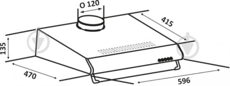 Вытяжка Eleyus Line I 60 BG - фото 6