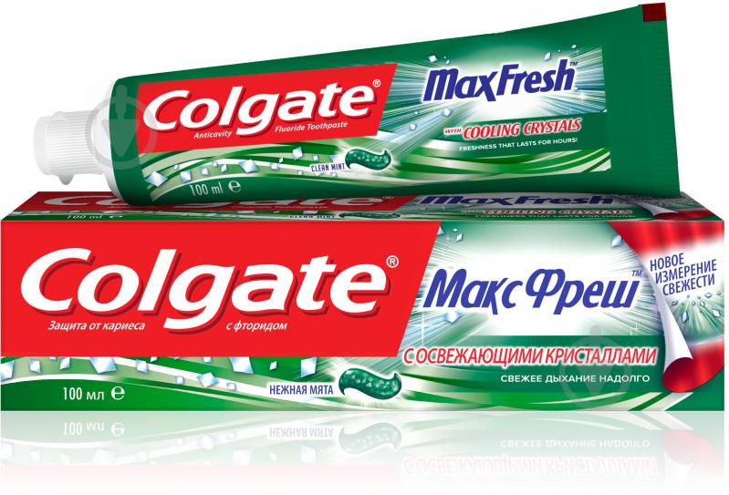 Зубная паста Colgate Макс Фреш Нежная мята освежающая 100 мл - фото 1