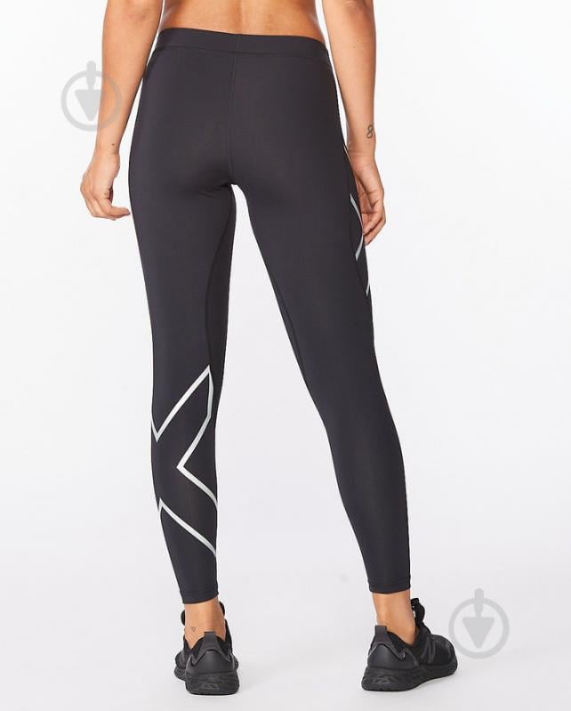 Лосины 2XU Core Compression Tights WA4173b_BLK/SIL р.XL черный - фото 3