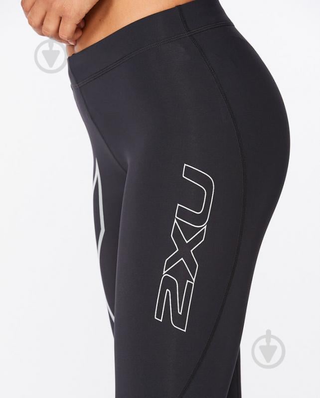 Лосины 2XU Core Compression Tights WA4173b_BLK/SIL р.XL черный - фото 6