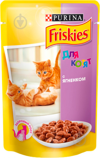 Корм Friskies Junior с ягненком в подливе 100 г - фото 1