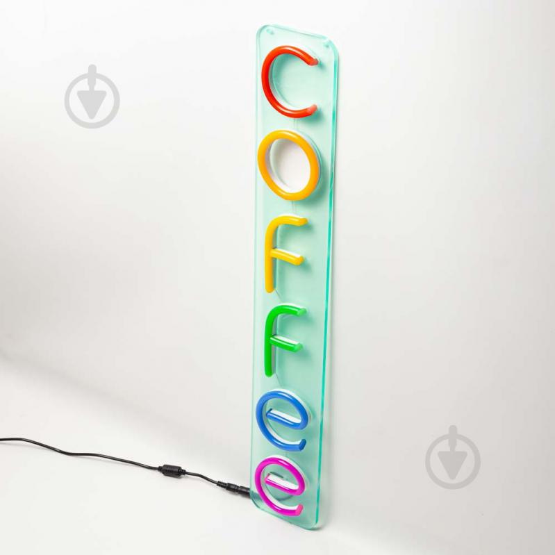 Неонова вивіска ArtEco Light COFFEE_8 11 Вт 650x100 мм різнокольоровий (RGB) - фото 4