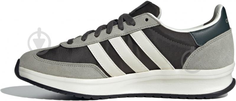 Кроссовки мужские демисезонные Adidas RUN 72 IH8587 р.40 2/3 серые с черным - фото 2