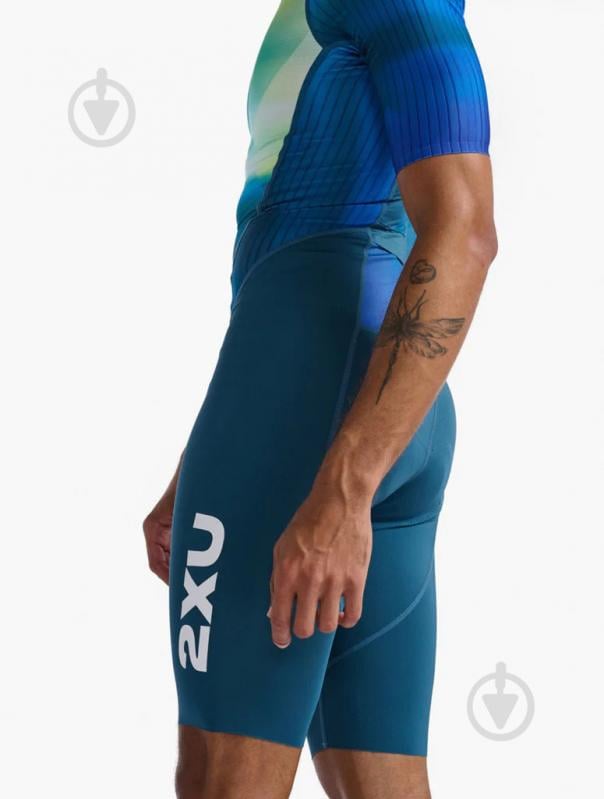 Комбінезон 2XU Aero Sleeved Trisuit MT6426d_SPG/MAJ р.M бірюзовий - фото 7