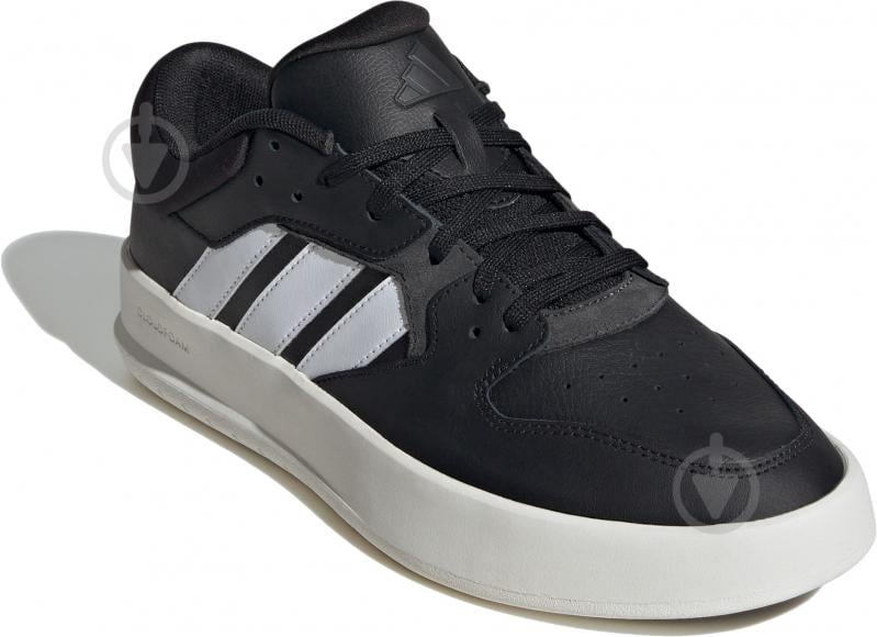 Кросівки чоловічі демісезонні Adidas COURT 24 ID1253 р.40 2/3 чорні - фото 3