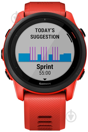 Смарт-часы Garmin Forerunner 745 magma red (010-02445-12) - фото 2