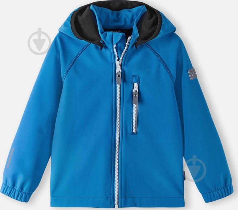 Куртка унисекс Reima Softshell Vantti р.110 синий 5100009A-6390 - фото 1