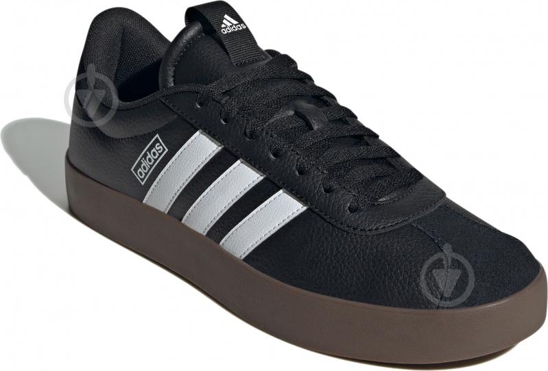 Кросівки чоловічі демісезонні Adidas VL COURT 3.0 ID6286 р.40 2/3 чорні - фото 3