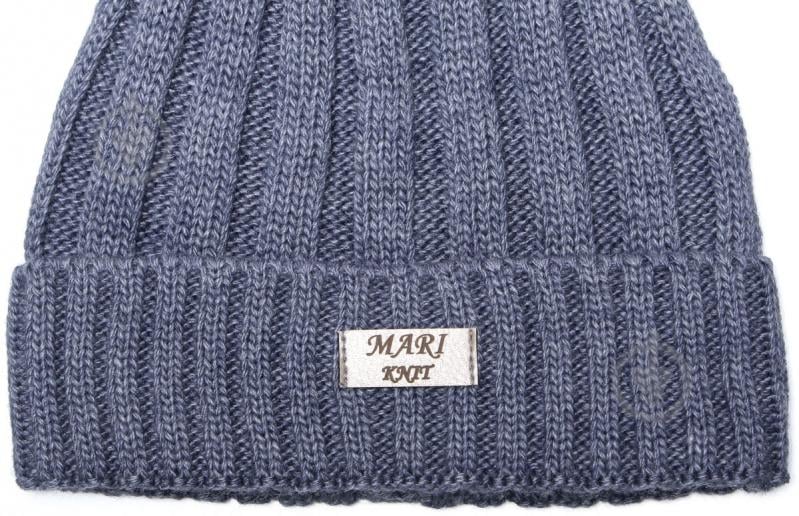 Шапочка дитяча для хлопчика Mari-Knit 819 р.52-54 індиго - фото 3