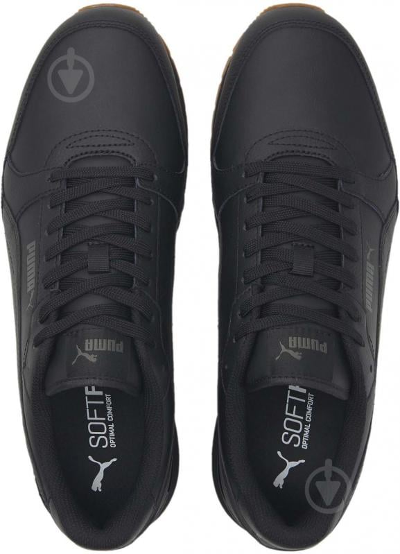 Кроссовки мужские Puma ST RUNNER V3 L PUMA BLACK-PUMA BLACK-GUM 38485504 р.40 черные - фото 4