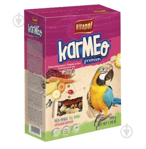 Корм Vitapol полнорационный для крупных попугаев 17533 - фото 1 Корм Vitapol полнорационный для крупных попугаев 17533 - фото 1