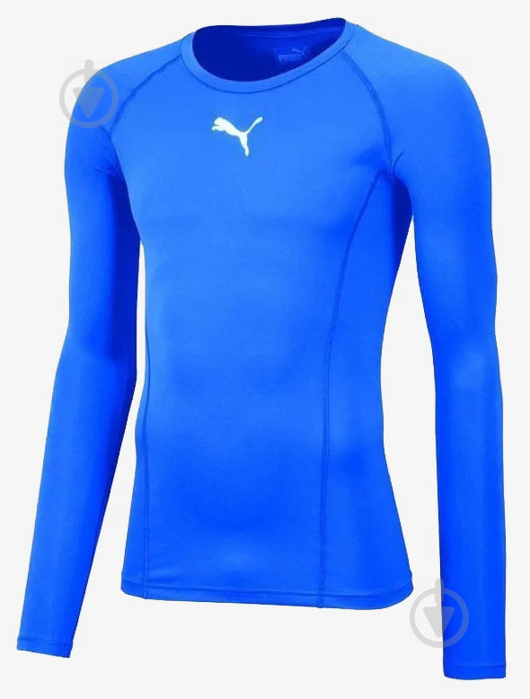 Термокофта Puma LIGA Baselayer Tee LS 65592002 р.S голубой - фото 1