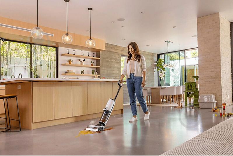 Пылесос аккумуляторный Tineco Floor One S7 Steam Plus (SW110600DE) white - фото 6