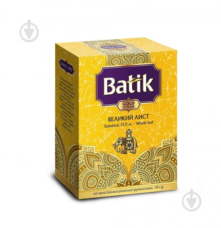 Чай чорний Batik Gold Великий Лист 100 г - фото 1