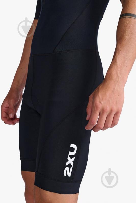 Комбинезон 2XU Core Sleeved Trisuit MT7043d_BLK/WHT р.M черный - фото 5