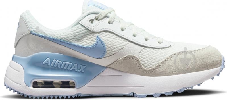 Кроссовки для девочек демисезонные Nike AIR MAX SYSTM DQ0284-111 р.35,5 белые - фото 2