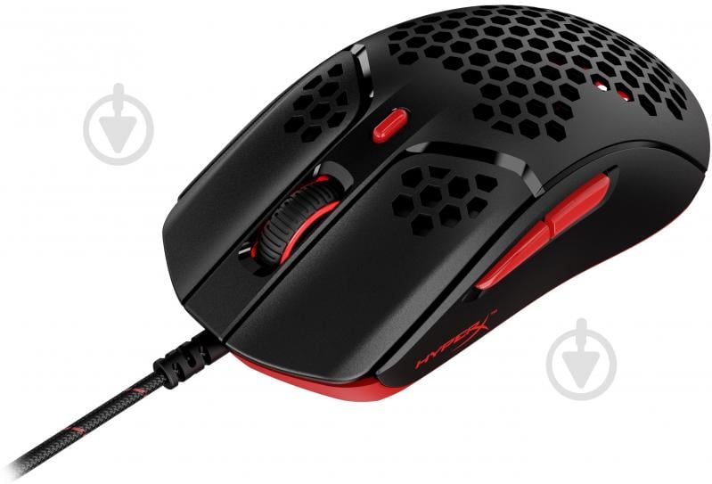 Мышь HyperX Pulsefire Haste USB black/red (4P5E3AA) - фото 4