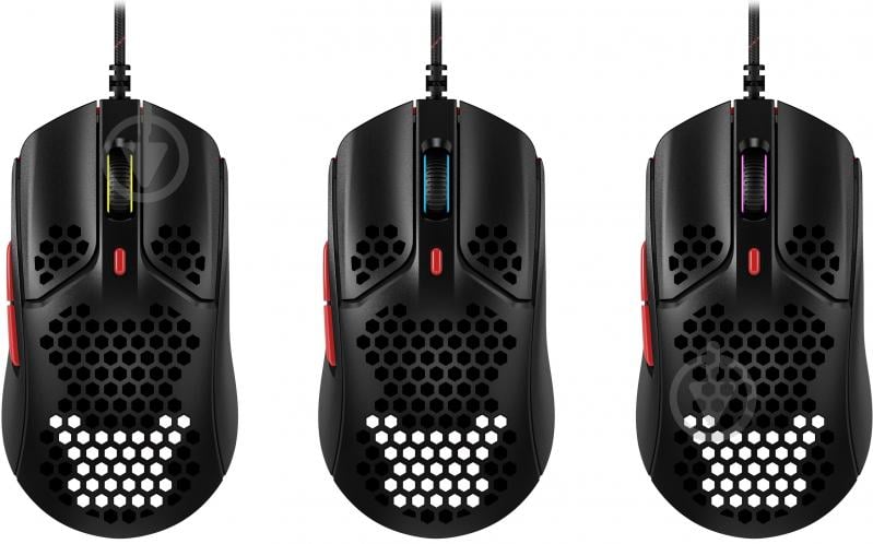 Мышь HyperX Pulsefire Haste USB black/red (4P5E3AA) - фото 7