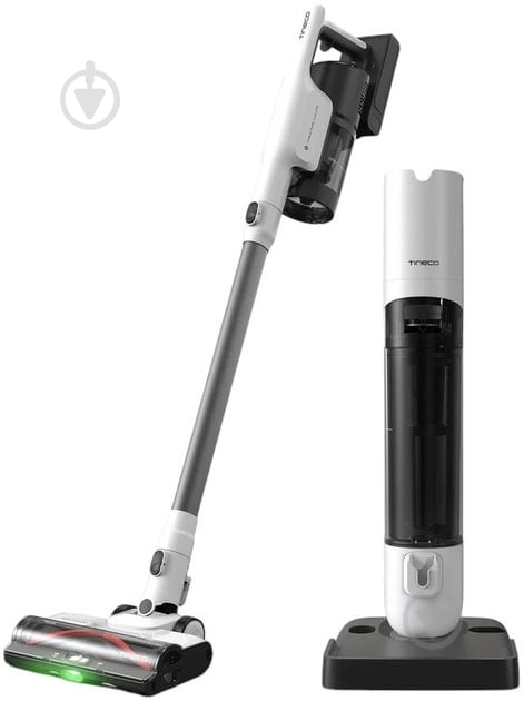 Пылесос аккумуляторный Tineco PURE ONE Station 5 (VS1C1200DE) white - фото 1