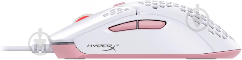 Мышь HyperX Pulsefire Haste USB white/pink (4P5E4AA) - фото 3