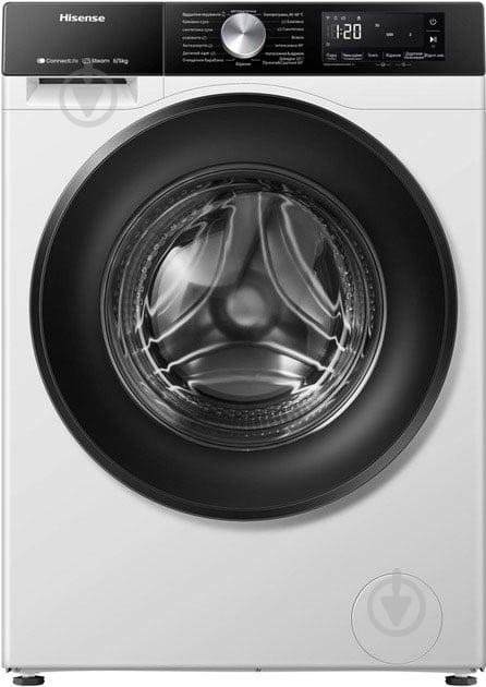 Пральна машина із сушкою Hisense WD3S8043BW3/UA - фото 1 Пральна машина із сушкою Hisense WD3S8043BW3/UA - фото 1