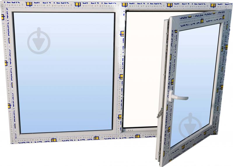 Вікно поворотно-відкидне OpenTeck DE-LUX 60 1400x900 мм праве - фото 2