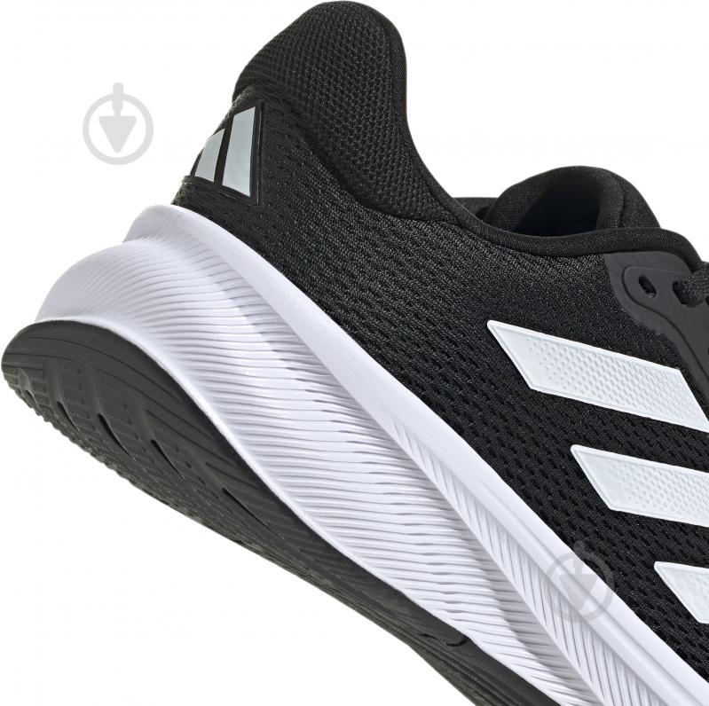 Кроссовки мужские Adidas RESPONSE IH6007 р.40 2/3 черные с белым - фото 6