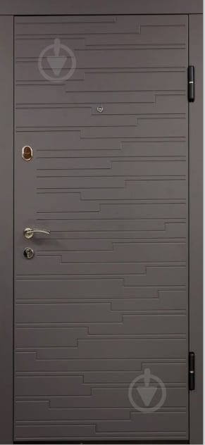Двері вхідні Strimex Strength Ripples браш бронзовий 870x2050 мм праві - фото 1 Двері вхідні Strimex Strength Ripples браш бронзовий 870x2050 мм праві - фото 1