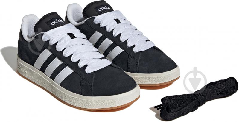 Кросівки чоловічі демісезонні Adidas GRAND COURT BASE 00s IH6184 р.40 2/3 чорні - фото 11