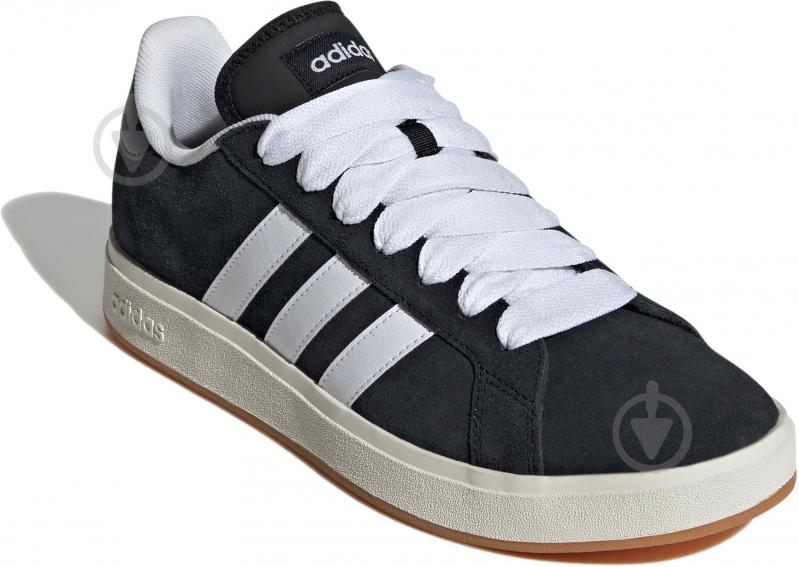 Кросівки чоловічі демісезонні Adidas GRAND COURT BASE 00s IH6184 р.40 2/3 чорні - фото 3