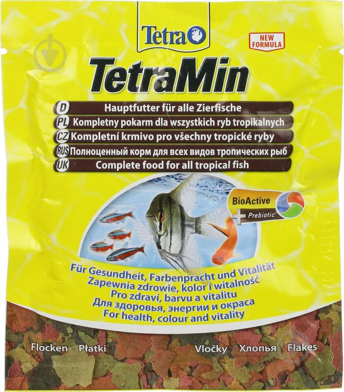 Корм Tetra Min 12 г (рыба и побочные рыбные продукты) - фото 1