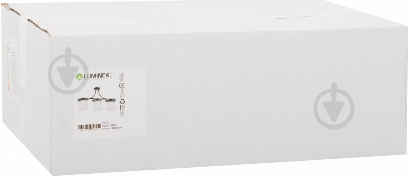 Люстра стельова Luminex Fort 3xE27 венге 6050 - фото 3