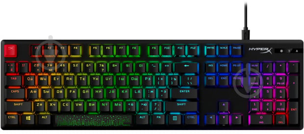 Клавіатура HyperX Alloy Origins PBT HX Aqua USB (639N5AA) - фото 4