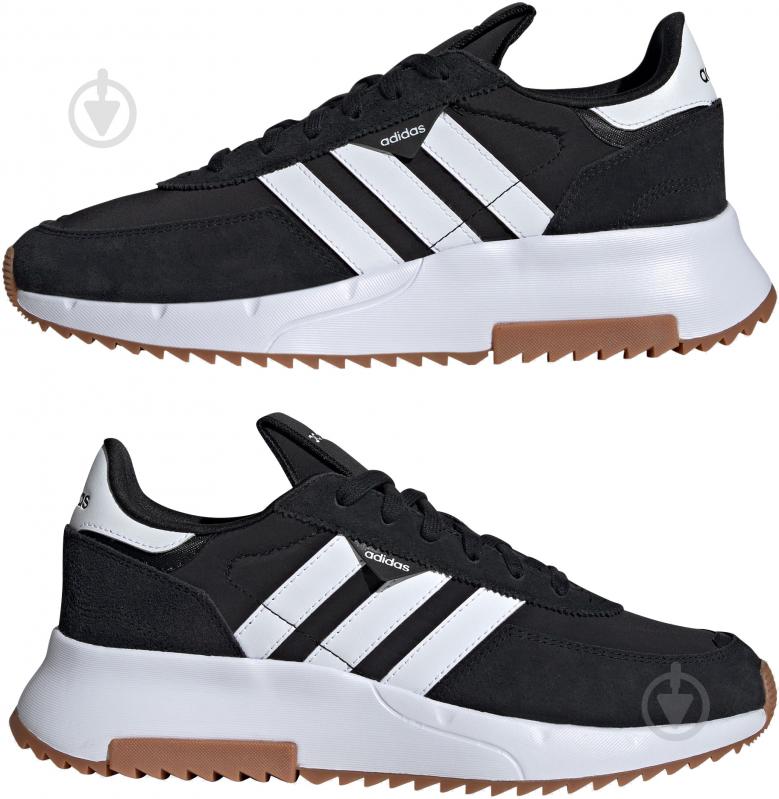 Кросівки чоловічі демісезонні Adidas RETROPY F2 IH8838 р.40 2/3 чорні - фото 5