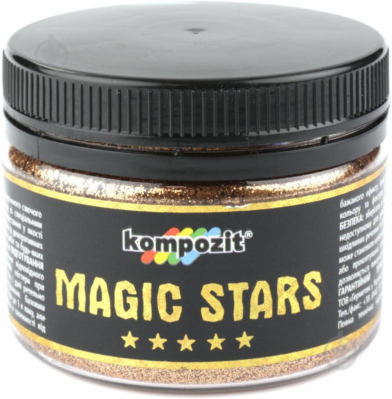 Глиттер MAGIC STARS Kompozit бронзовый - фото 1 Глиттер MAGIC STARS Kompozit бронзовый - фото 1