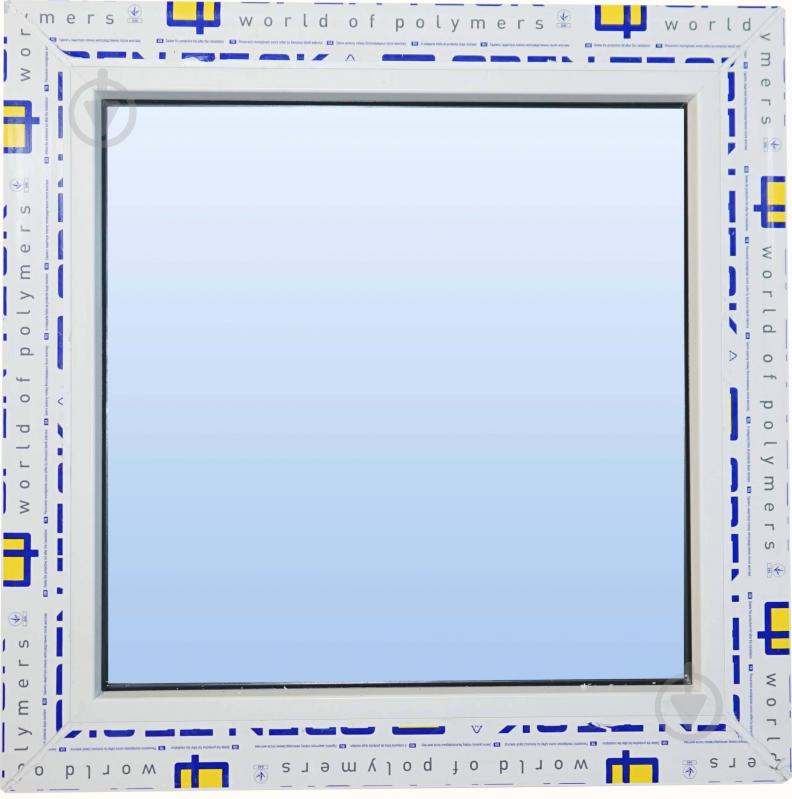 Вікно глухе OpenTeck DE-LUX 60 500x500 мм без відкривання - фото 1