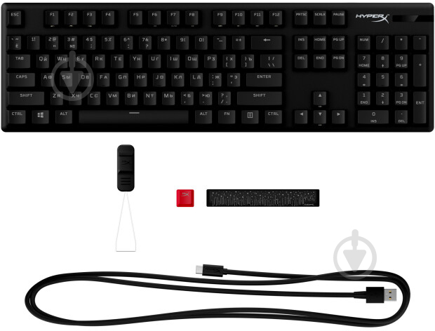 Клавиатура HyperX Alloy Origins PBT HX Red USB (639N3AA#ACB) - фото 7