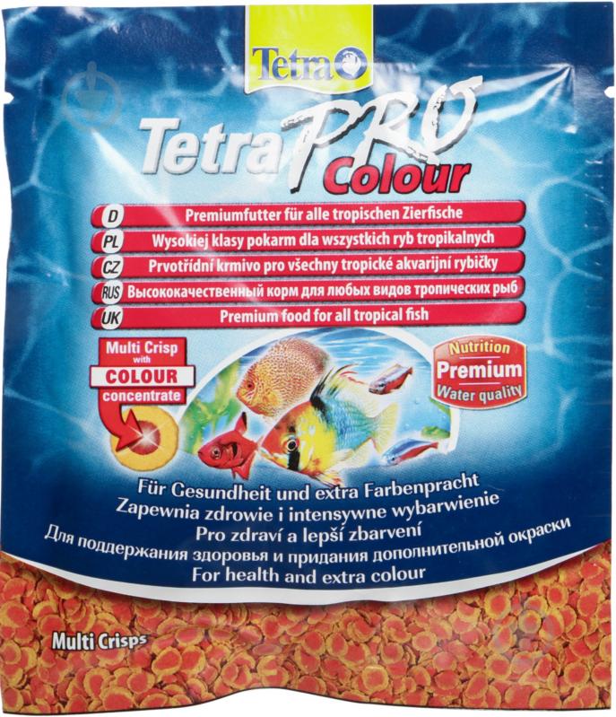 Корм Tetra PRO Color 12 г (рыба и побочные рыбные продукты) - фото 1