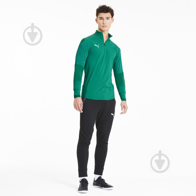 Джемпер Puma teamFINAL 21 TRG 1 4 Zip 65647505 р. XL зеленый - фото 5