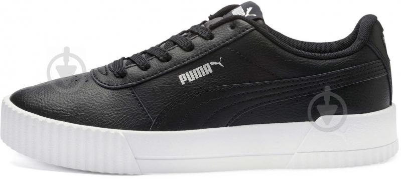 Кроссовки женские демисезонные Puma Carina L 37032501 р.40,5 черно-белые - фото 3