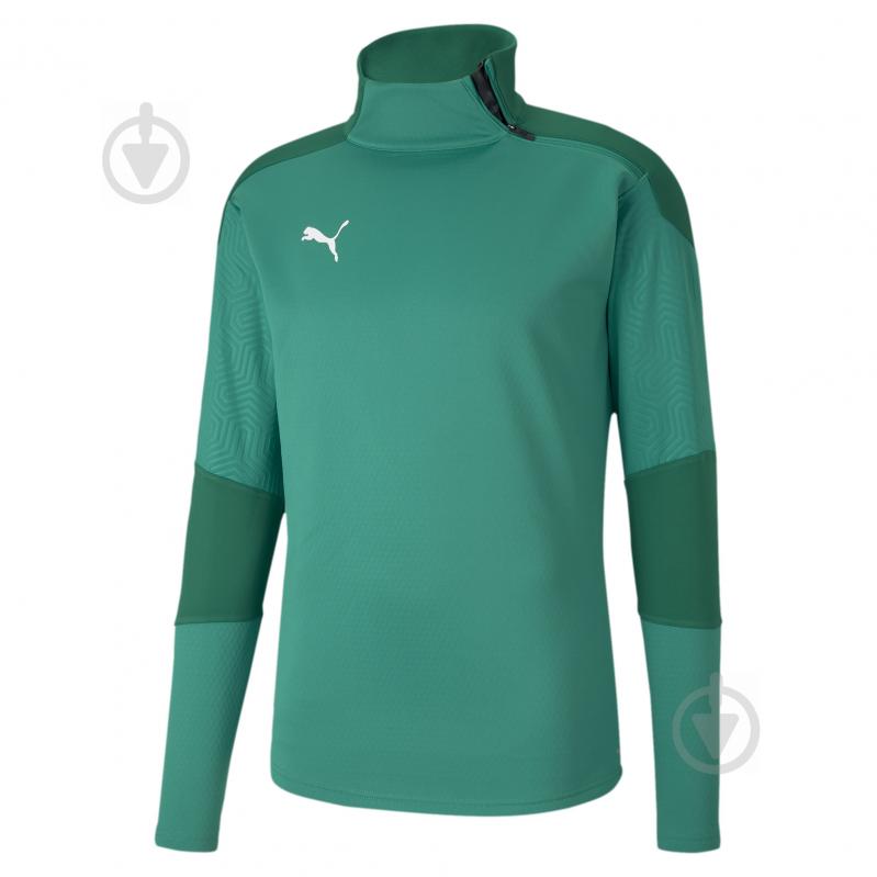 Джемпер Puma teamFINAL 21 Training Fleece 65648005 р. L зеленый - фото 2