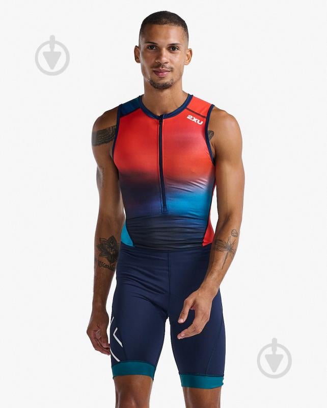 Комбинезон 2XU Core Trisuit MT6437d_PPY/MDN р.2XL оранжевый - фото 1