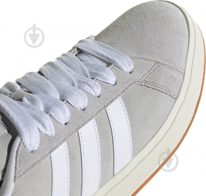 Кросівки чоловічі демісезонні Adidas GRAND COURT BASE 00s IH6185 р.40 сірі - фото 5